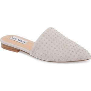 Steve Madden Shoes - Steve Madden Grey Studded Mule Steve Madden Shoes - Steve Madden Grey Studded Mule